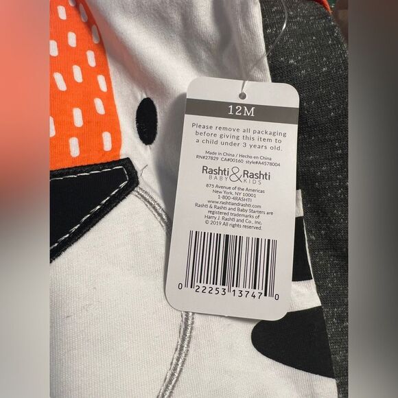 Baby Starters Rashti & Rashti Coordinated 3 Piece Sweat Suit 12 Months NWT - Picture 5 of 5